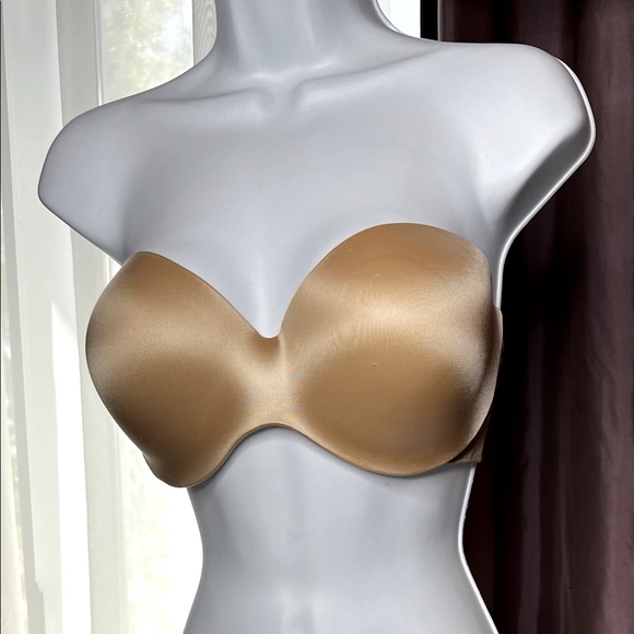 Beige strapless bra with underwire - Picture 2 of 2